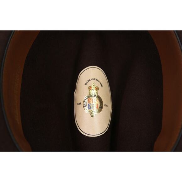 Christys London Hand Made 100% Fine Fur Wool Felt Fedora Hat 7 1/4 - 59 cm - Picture 7 of 10